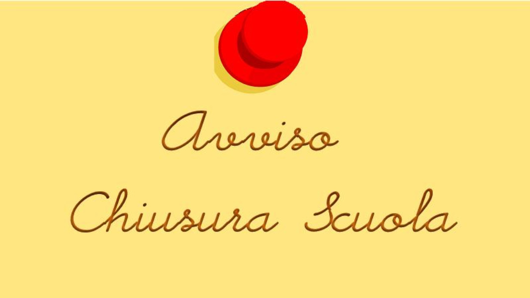 AVVISO CHIUSURA SCUOLA